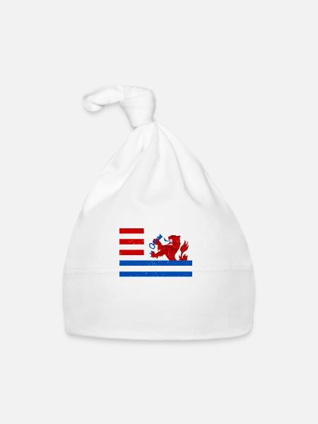 Niederlande Amsterdam Holzschuh Urlaub Reise - Baby Bio-Mütze - Weiß - Vorne