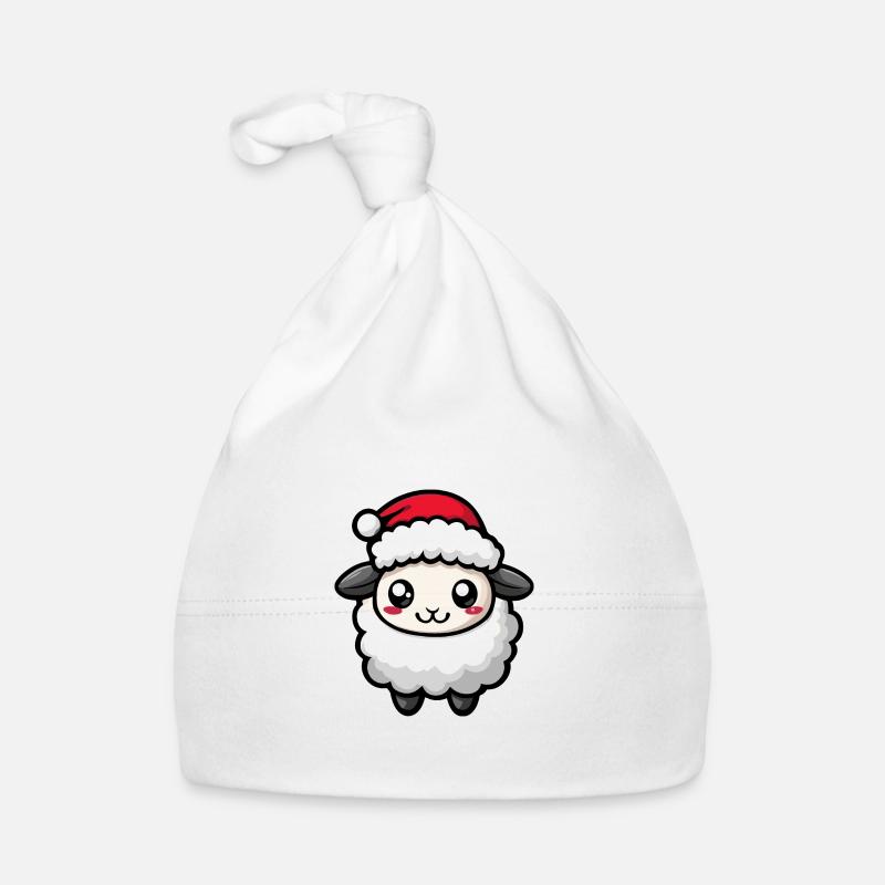 Sheep Christmas Christmas Organic Baby Cap