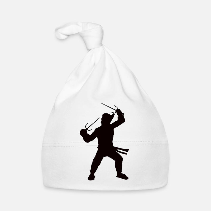 Moine maître de la conception de silhouettes d’arts martiaux Bonnet bio Bébé