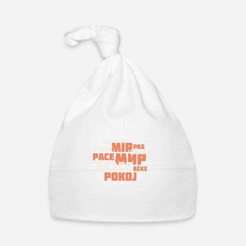 Paix URSS Russie soviétique Communisme Bonnet bio Bébé