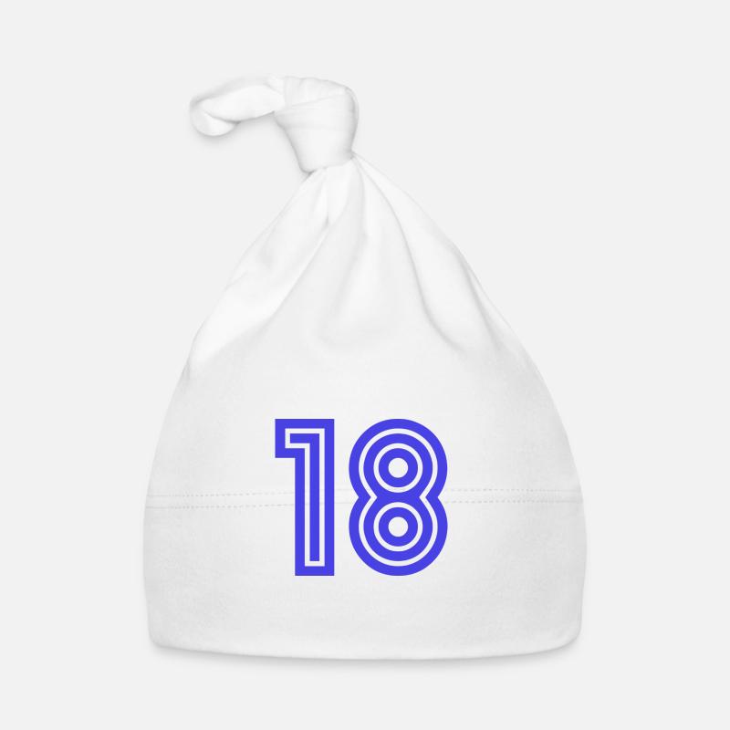 18. 18 ANS. 18e ANNIVERSAIRE. ANNIVERSAIRE 18 ANS. Bonnet bio Bébé