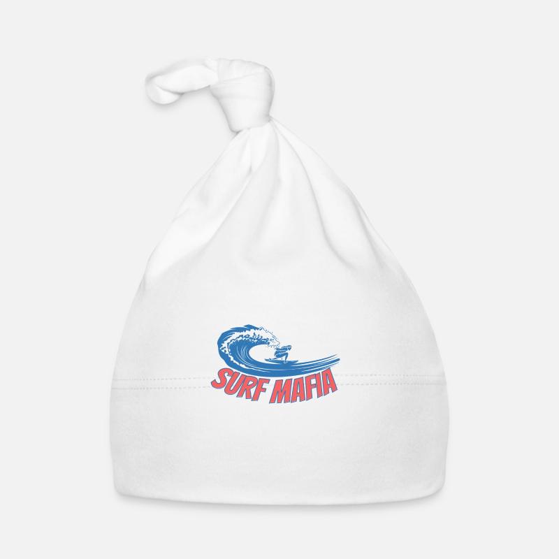 Surf Mafia Vintage Surfing Organic Baby Cap