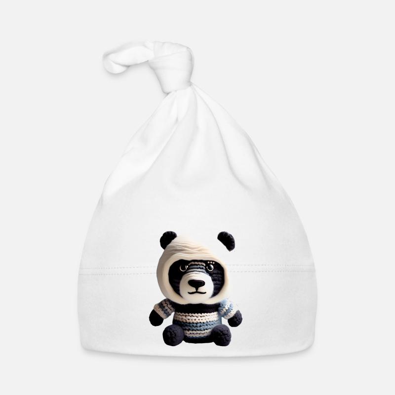 Bébé Panda Bonnet bio Bébé