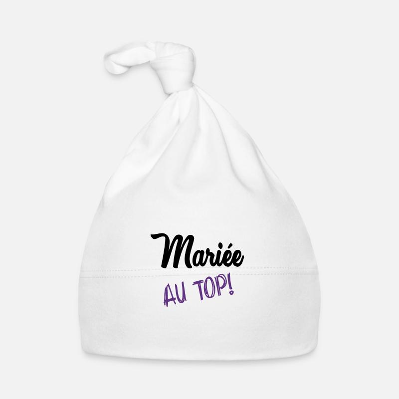 FUTURE MARIEE. EVJF. MARIEE Bonnet bio Bébé