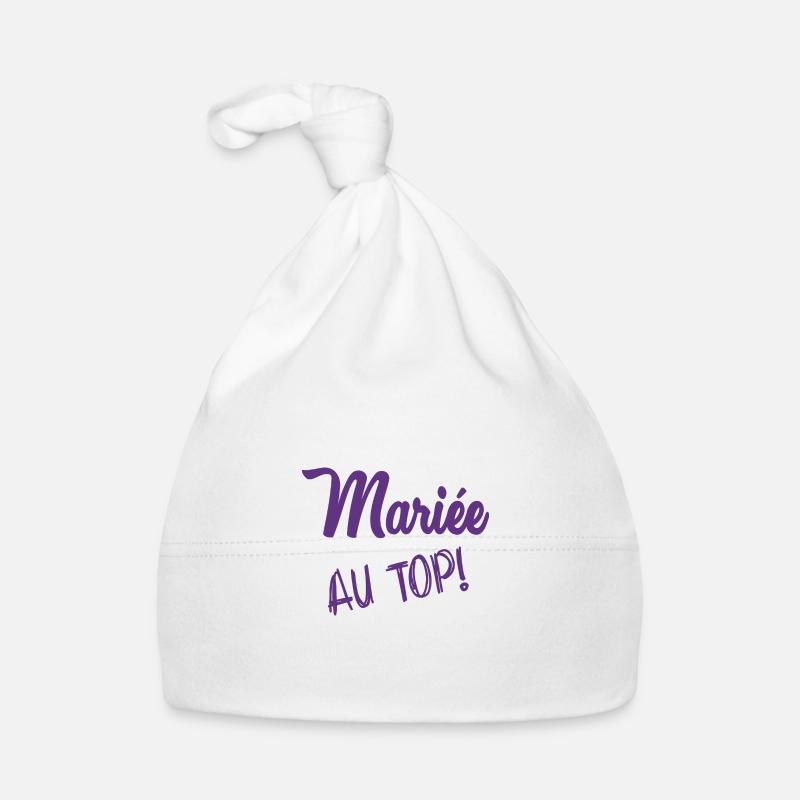 MARIEE. FUTURE MARIEE. EVJF Bonnet bio Bébé