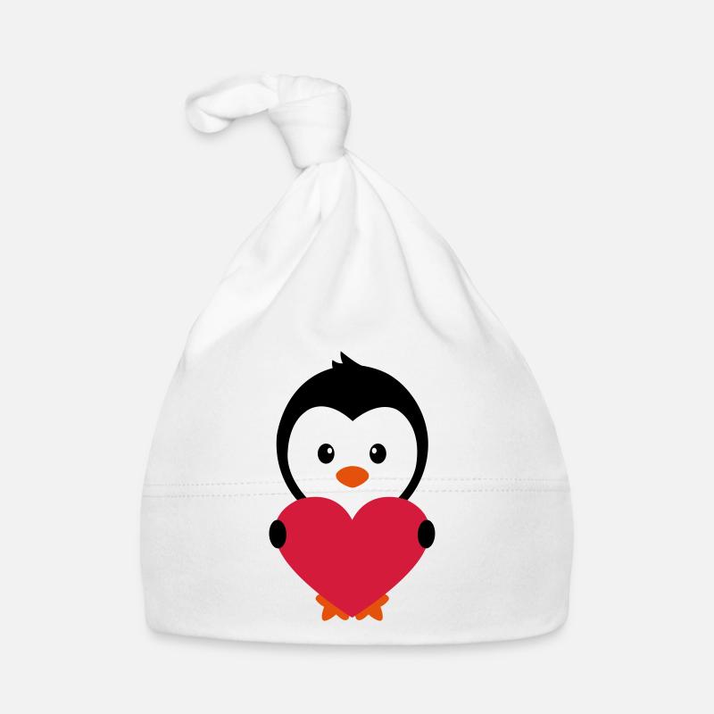 Pingouin Amour Bonnet bio Bébé