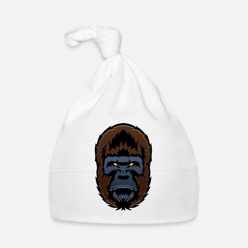 Gorilla Affe Primaten Gorilla 704 o Baby Bio-Mütze