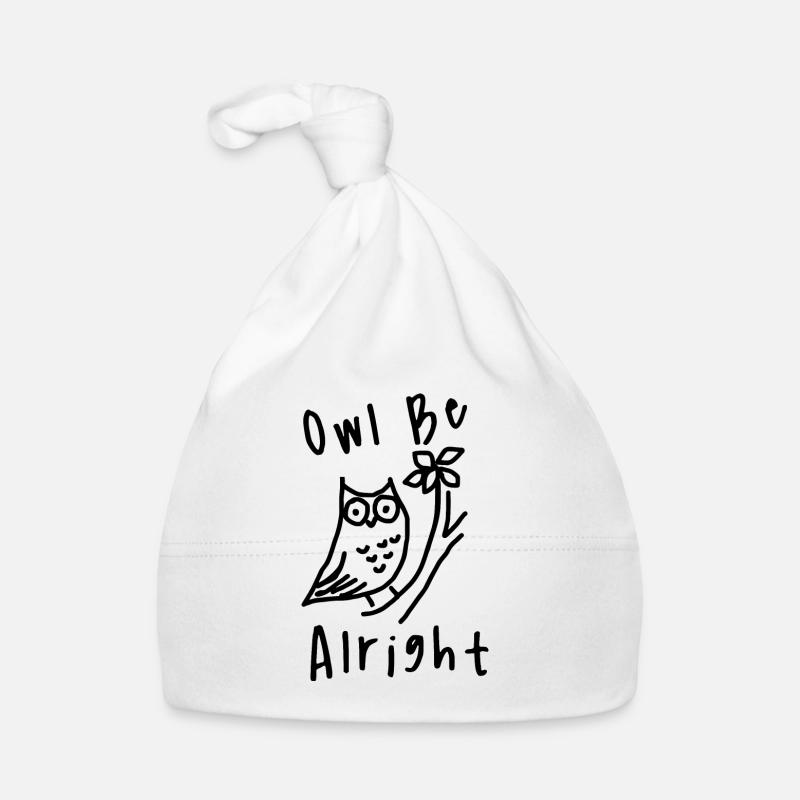 Owl Be Alright Organic Baby Cap