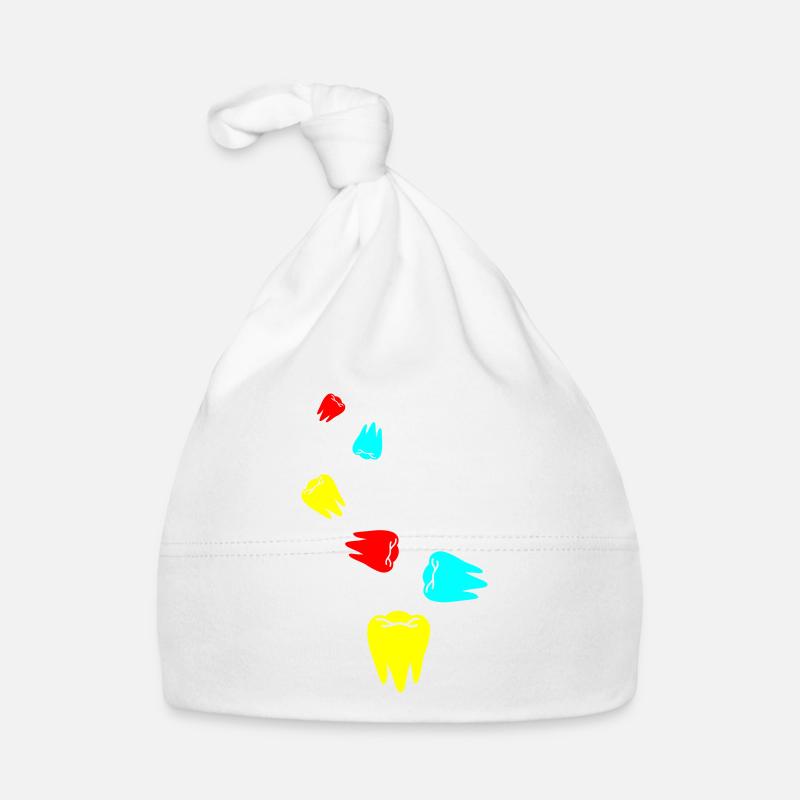 Tooth icon symbol Organic Baby Cap