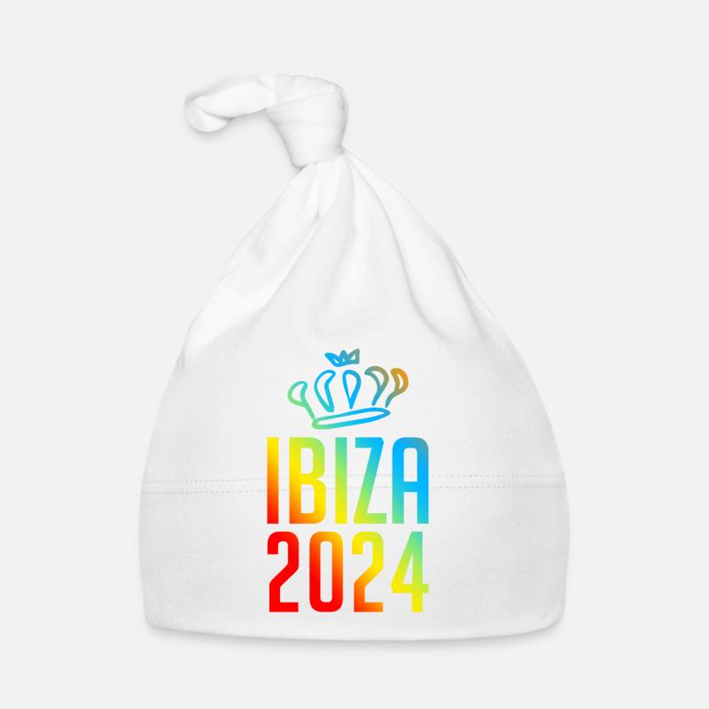 Ibiza 2024 Bunt Baby Bio-Mütze