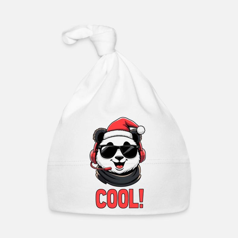 cool panda Organic Baby Cap