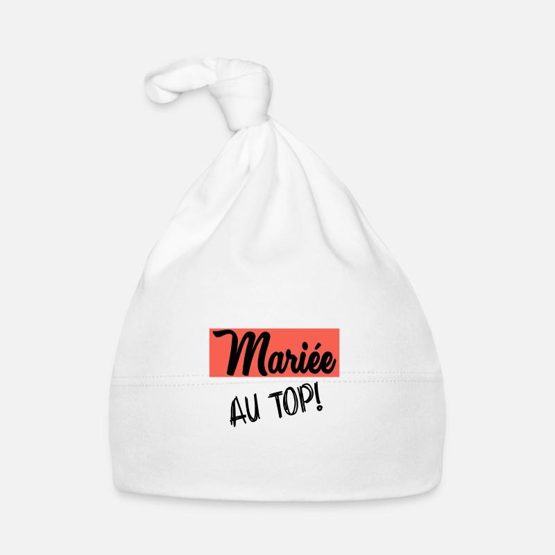 FUTURE MARIEE. EVJF. MARIEE Bonnet bio Bébé