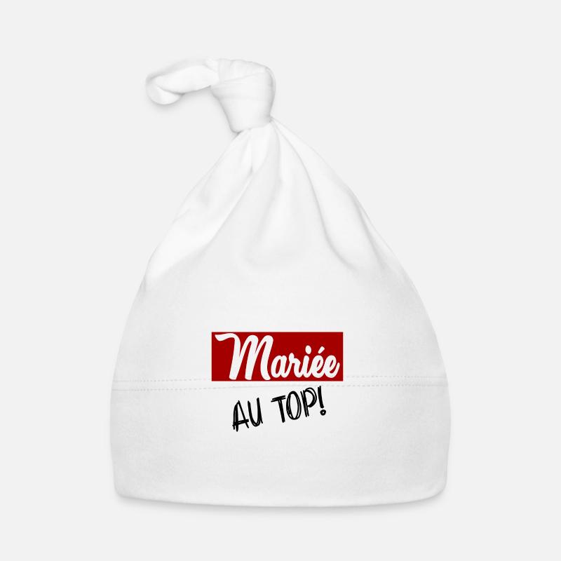 MARIEE. FUTURE MARIEE. EVJF Bonnet bio Bébé