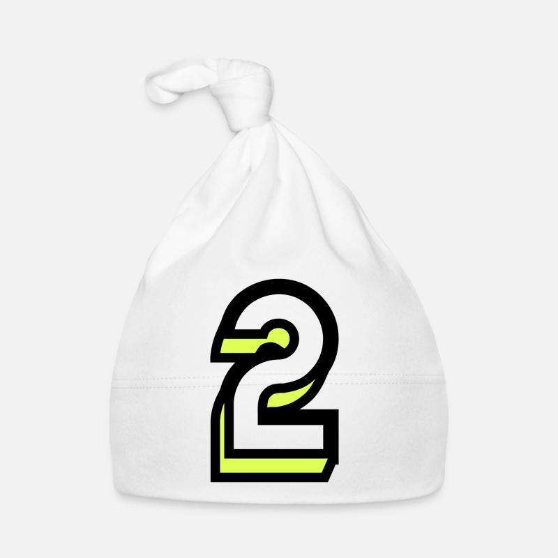 2 ANS. 2e ANNIVERSAIRE. ANNIVERSAIRE 2 ANS. 2 Bonnet bio Bébé