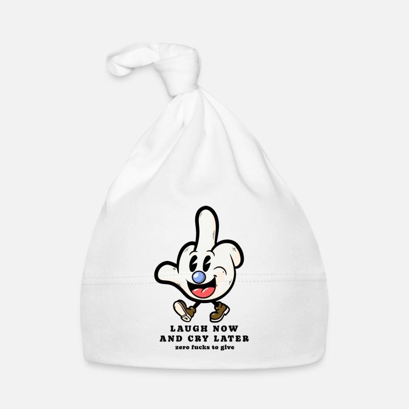 Sarcasme de dessin animé du majeur plus sarcastique Bonnet bio Bébé