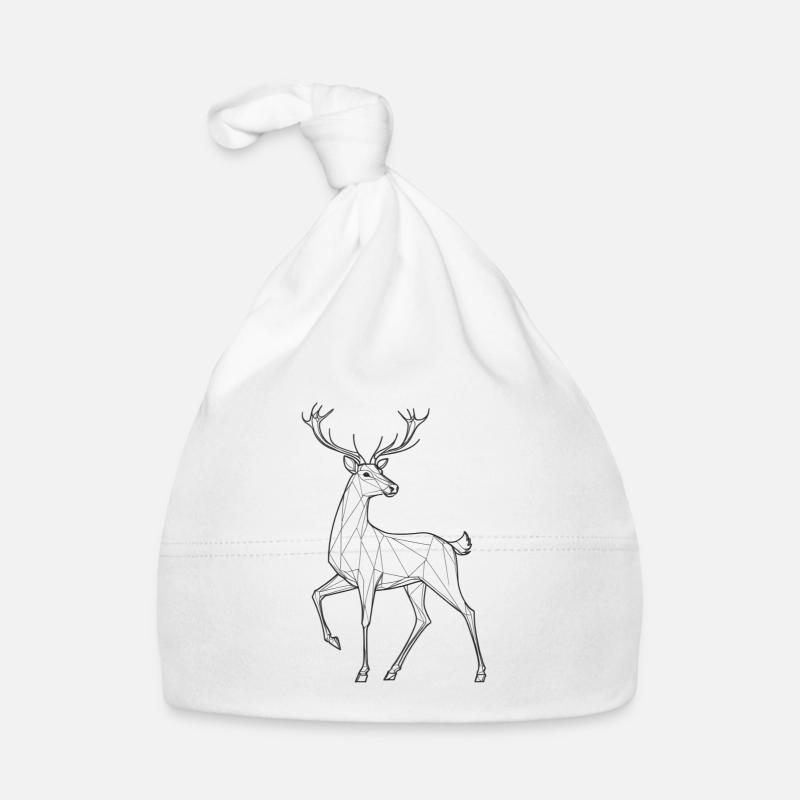 Reindeer Grace Organic Baby Cap