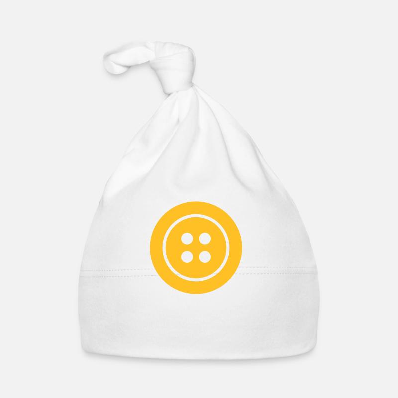 Button Organic Baby Cap