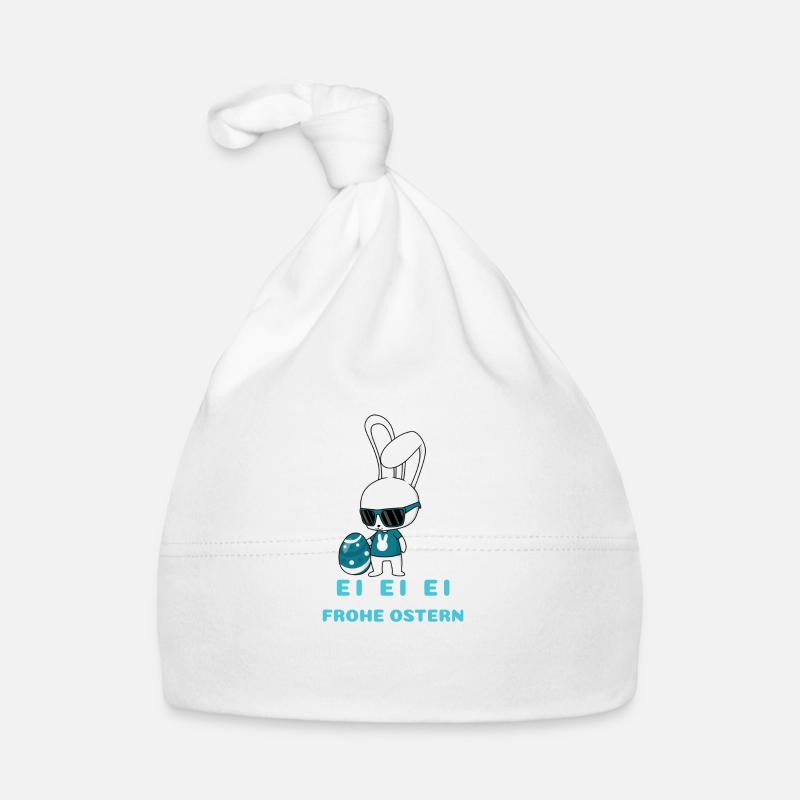 Frohe Ostern Baby Bio-Mütze