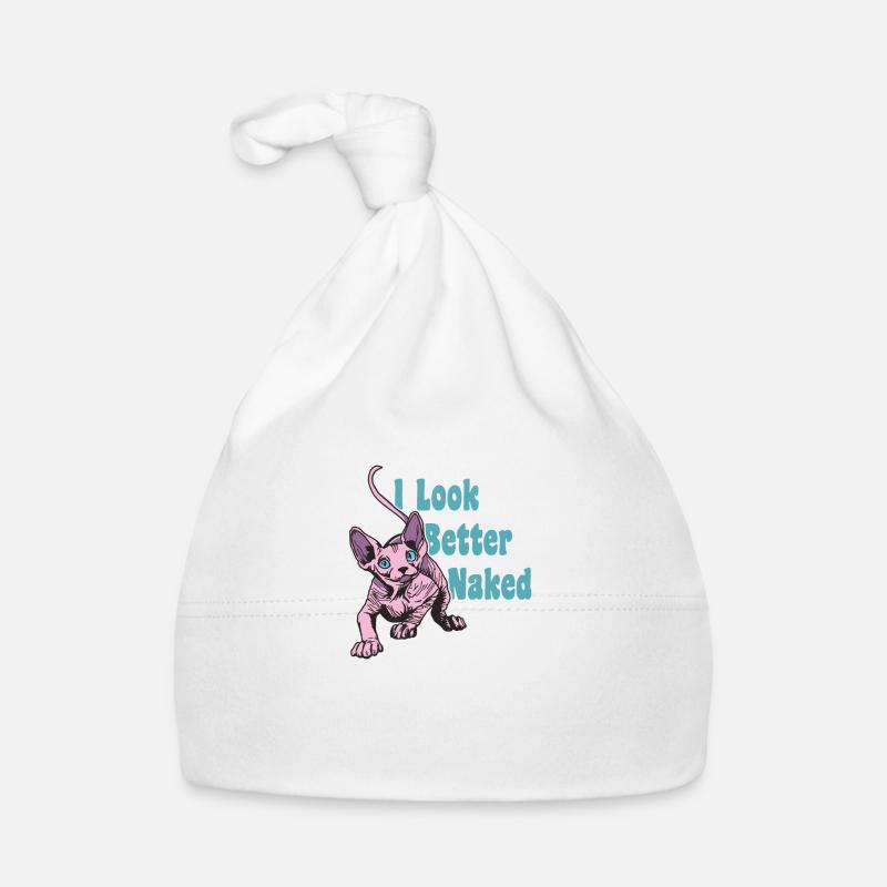 J’ai l’air mieux nu Sphynx chat nu chat Bonnet bio Bébé