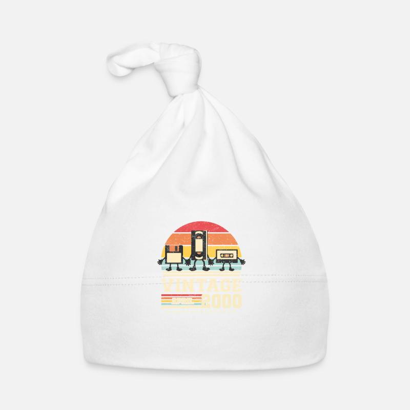 23e anniversaire Mars Né en 2000 Idée cadeau Bonnet bio Bébé