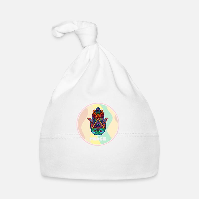Hamsa Hand Zeichen Yoga Buddhismus Talisman Baby Bio-Mütze