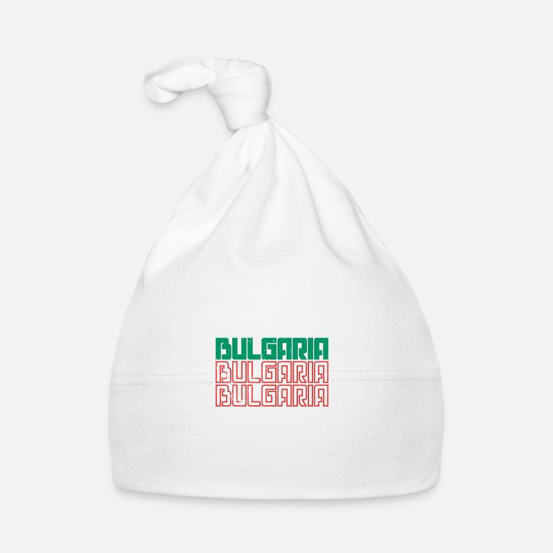 Bulgarie Drapeau Vacances Sofia Origine Bonnet bio Bébé