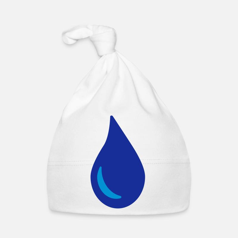 Wassertropfen Baby Bio-Mütze