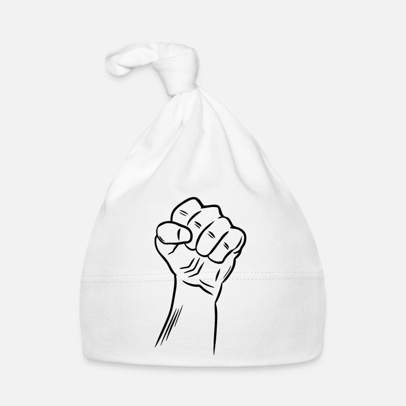 Faust / erhobene Faust / Revolution / Defiance Baby Bio-Mütze