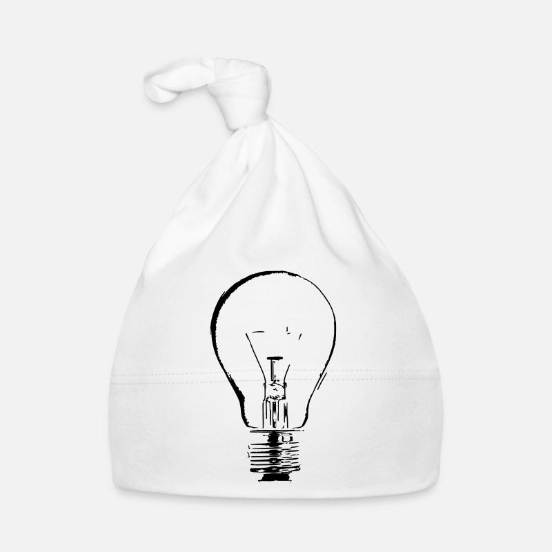 light bulb Organic Baby Cap