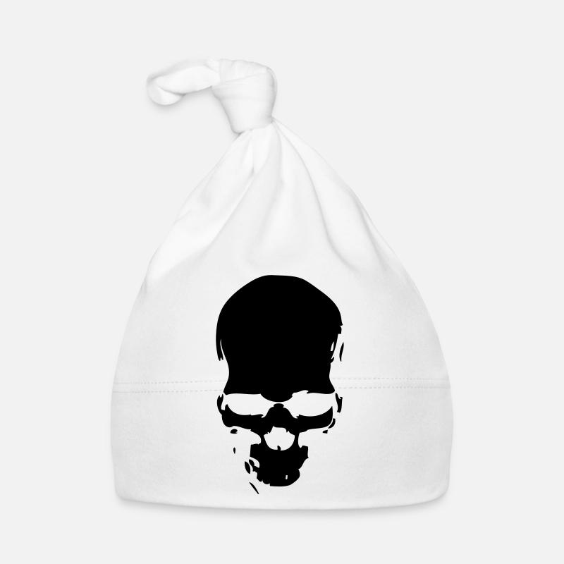 death head skull Pirate2 Organic Baby Cap