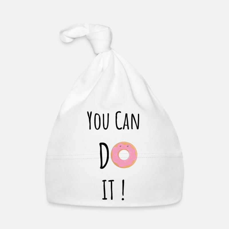 You can do it, do it, donut Baby Bio-Mütze