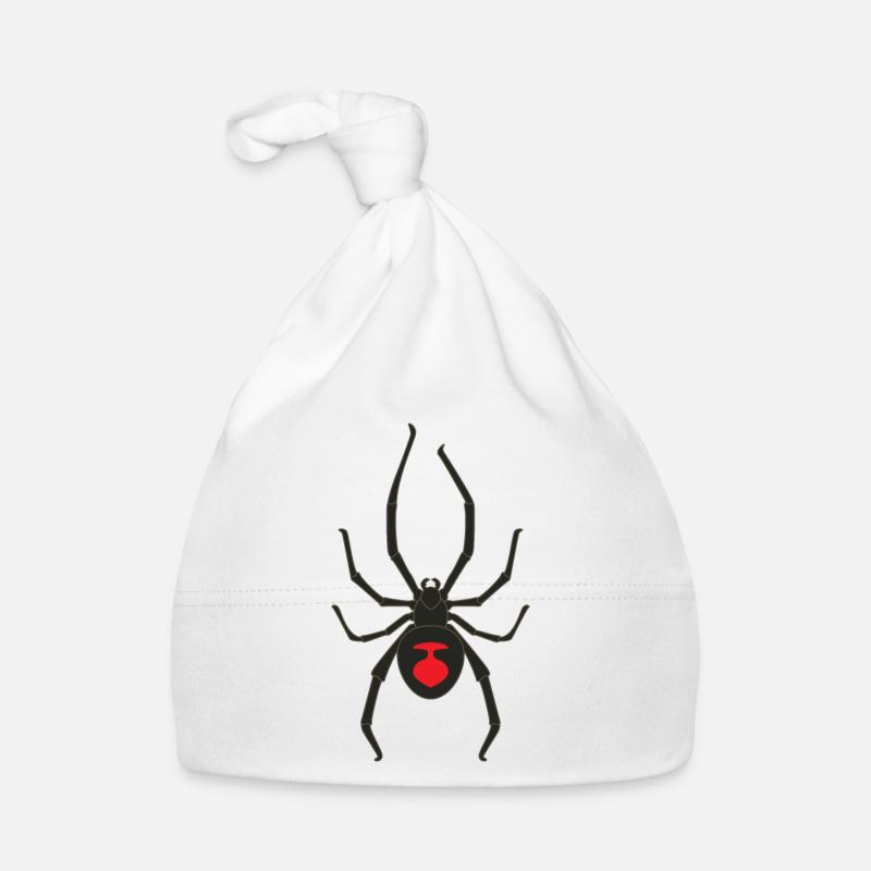 Black widow Organic Baby Cap