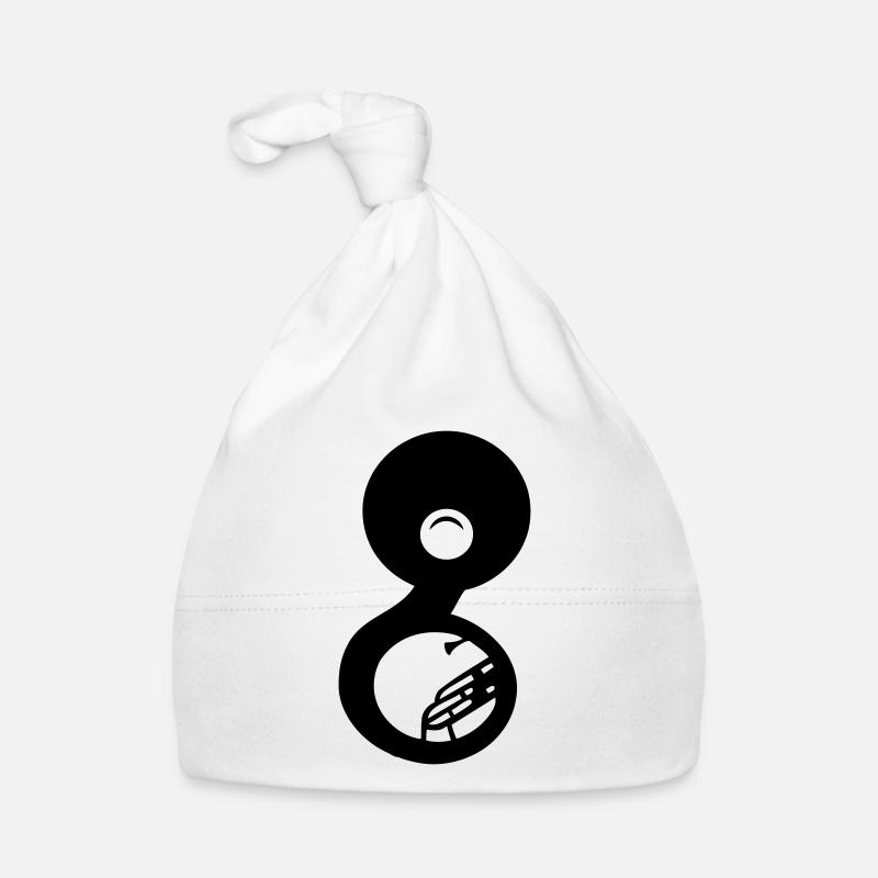 sousaphone - Organic Baby Cap - white