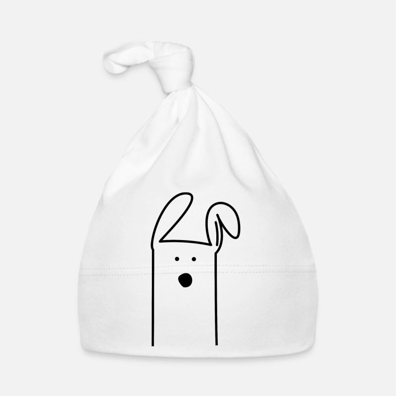 Hase Baby Bio-Mütze