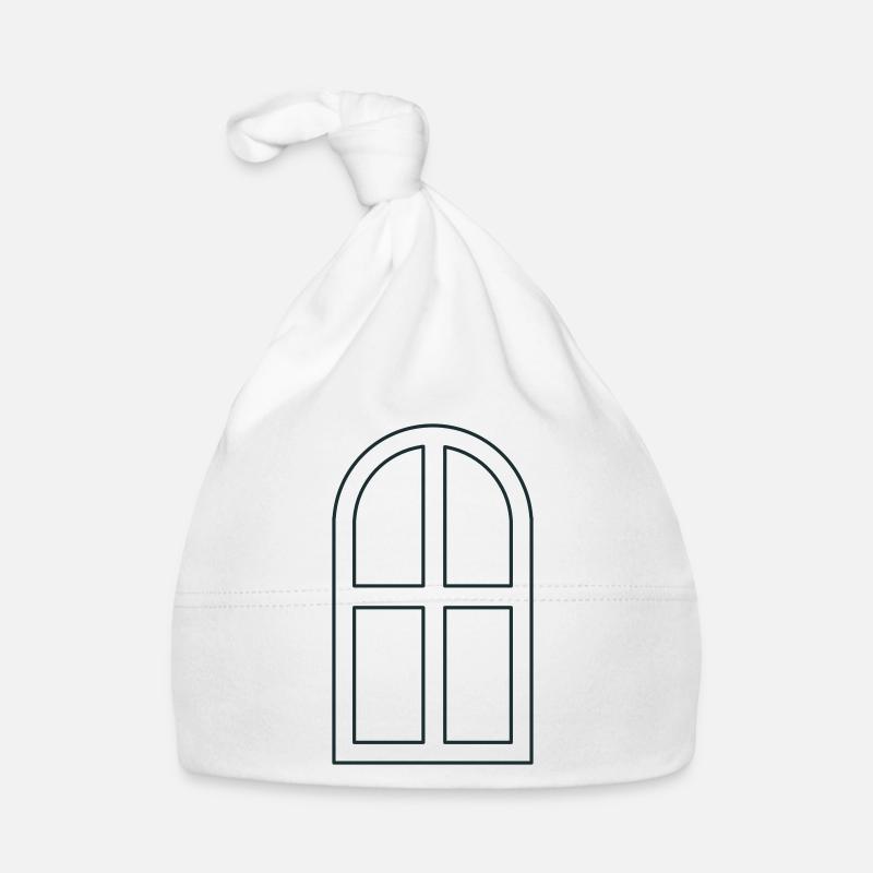 Bogenfenster geöffnet Baby Bio-Mütze