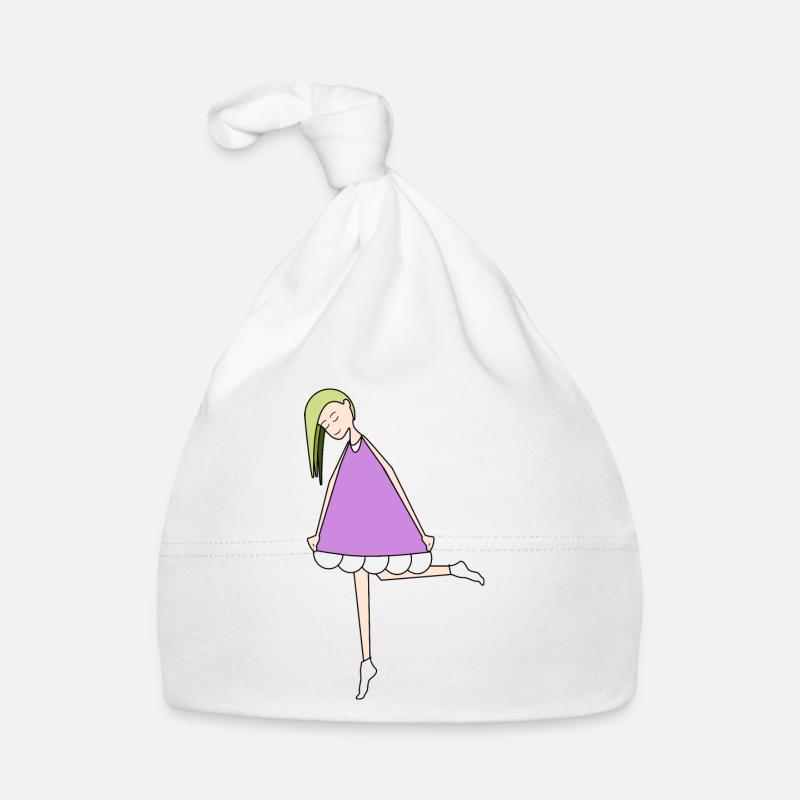 Fuchsie Puppe Baby Bio-Mütze