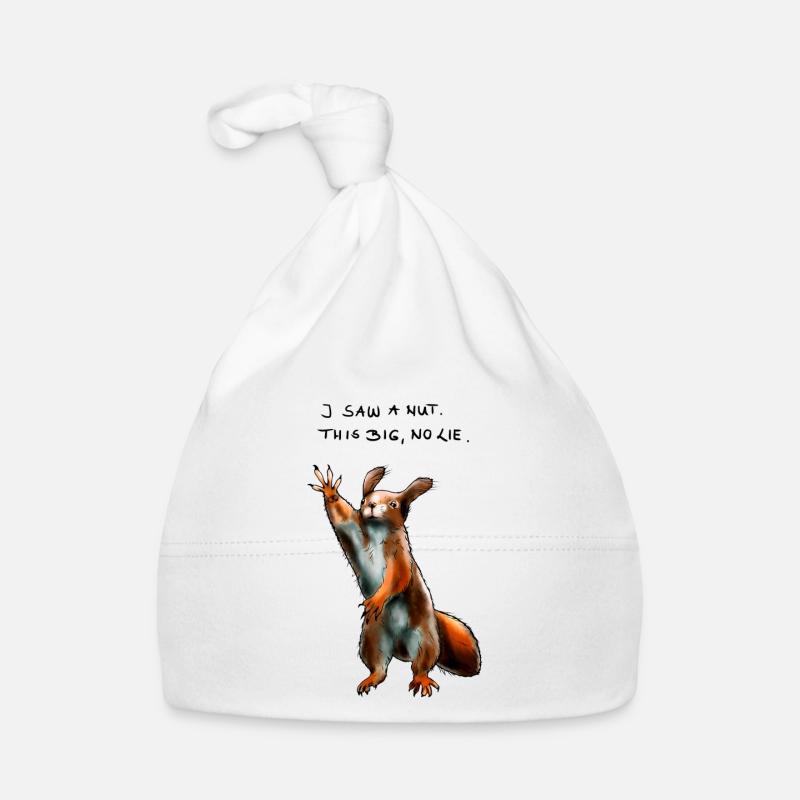 Funny Impostor Squirrel Organic Baby Cap