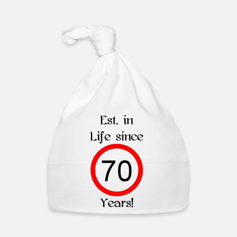 est i l 70 script black engl Baby Bio-Mütze