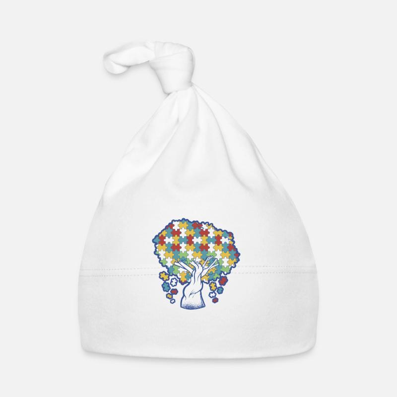 Puzzle de l’arbre de sensibilisation à l’autisme autiste Bonnet bio Bébé