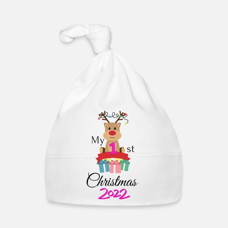My first Christmas 2022 Organic Baby Cap