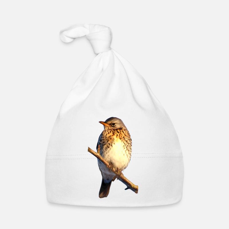 Wacholderdrossel Baby Bio-Mütze