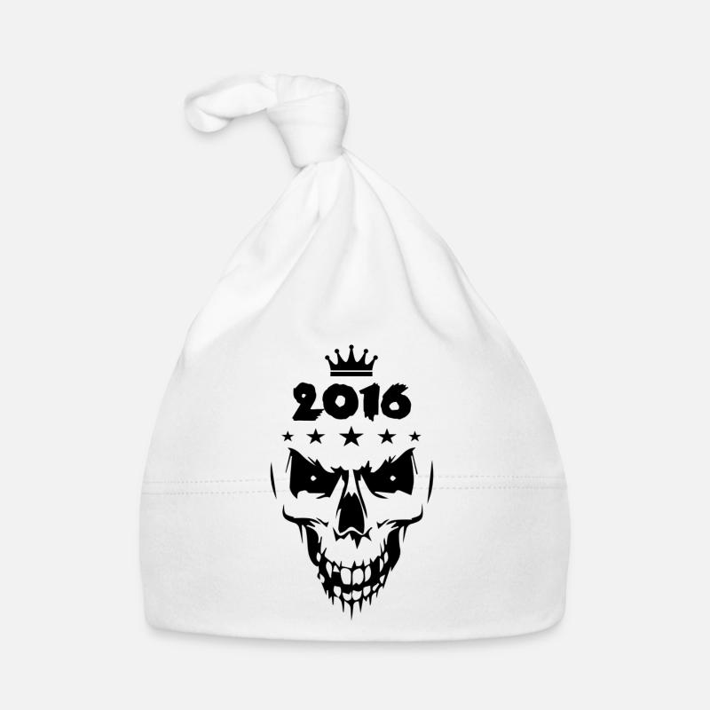 2016 Skull Organic Baby Cap