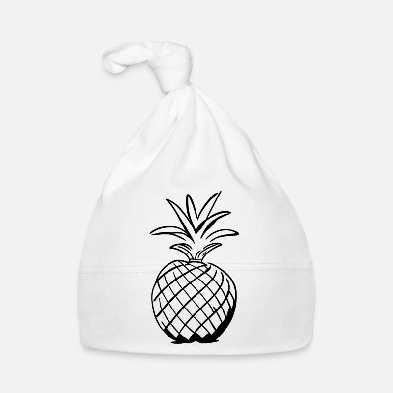 Ananas Baby Bio-Mütze