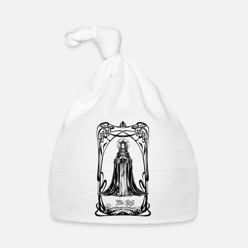 Die Hohepriesterin Tarotkarte Baby Bio-Mütze