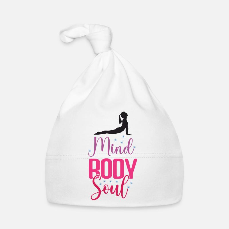 Yoga – Geist, Körper, Seele Baby Bio-Mütze