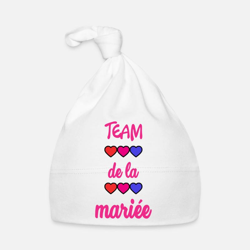 EVJF. MARIEE. TEAM. TEAM MARIEE. FUTURE MARIEE Bonnet bio Bébé
