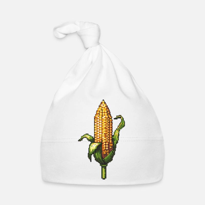 Icône pixel de maïs Bonnet bio Bébé