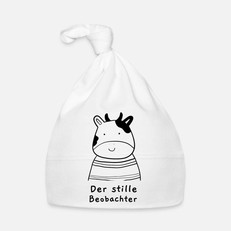 The silent observer Organic Baby Cap