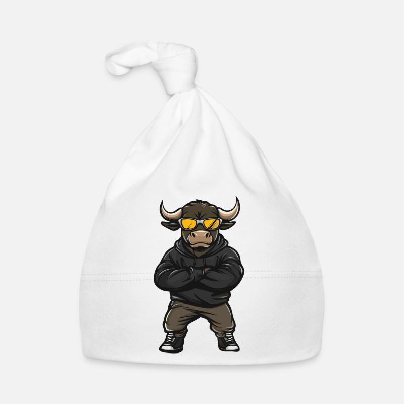 Taurus Comic Organic Baby Cap