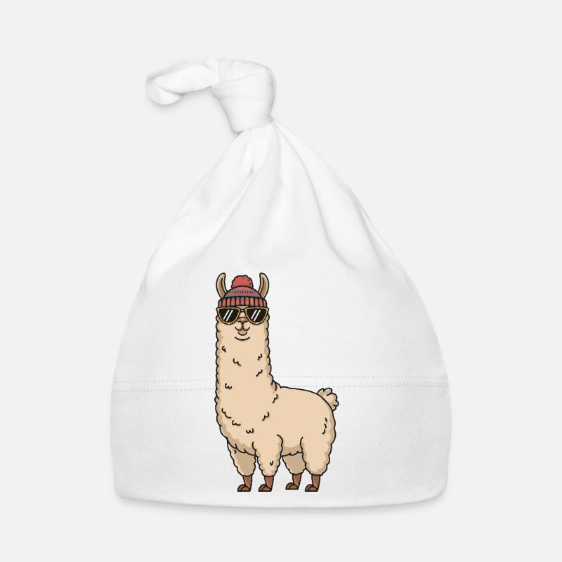 cooles Lama lover Geschenk Alpaka Peru Mexiko Baby Bio-Mütze